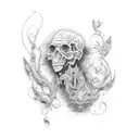 a memory of my grandpa John Bailey  tattoo design idea