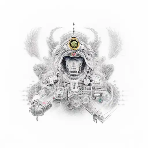 all eyes on me building  tattoo design idea