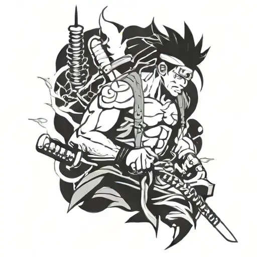 naruto zabuza tattoo design idea