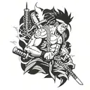 naruto zabuza tattoo design idea