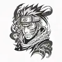 naruto zabuza tattoo design idea