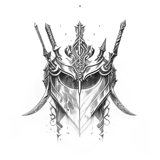 Artorias defending Sif tattoo design idea