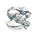 Sistine Chapel from Vatican City type art but condensed for a back tattoo, be creative and make your own twist on it.  tattoo design idea