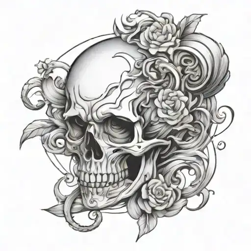 Overthinking paradoxical design tattoo design idea