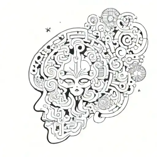 Overthinking paradoxical design tattoo design idea
