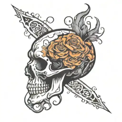 Overthinking paradoxical design tattoo design idea