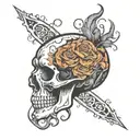 Overthinking paradoxical design tattoo design idea