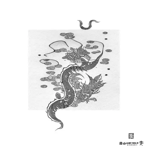 wabi sabi japanese calligraphy tattoo design idea