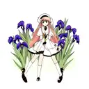 Irises and libra tattoo design idea