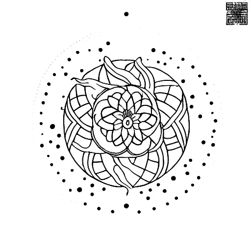 peace of mind, ataraxia, tranquility tattoo design idea