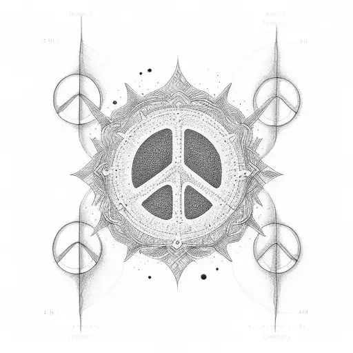 peace of mind, ataraxia, tranquility tattoo design idea