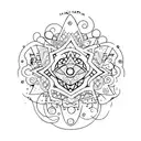 ataraxia tattoo design idea