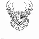 weimaner devon rex tattoo design idea