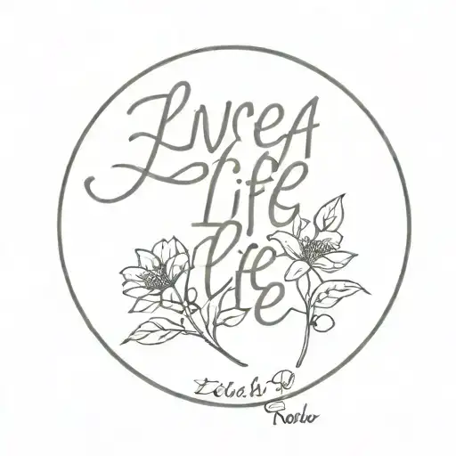 live a life you will remember  tattoo design idea