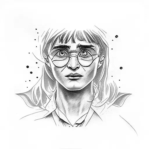 harry potter tattoo design idea