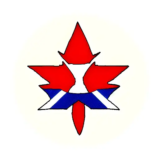 ratio that include Israel Canadian Kazakhstan flags tattoo design idea