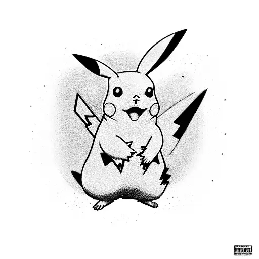 Pikachu tattoo design idea