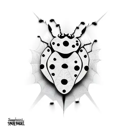 Spider Web tattoo design idea