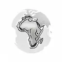 africa country outline,surfing, boxing  tattoo design idea