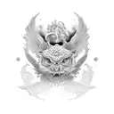 pixiu back tattoo tattoo design idea