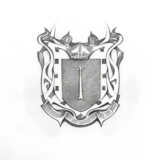 Ireland crest tattoo design idea