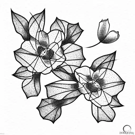 Cherry Blossom tattoo design idea