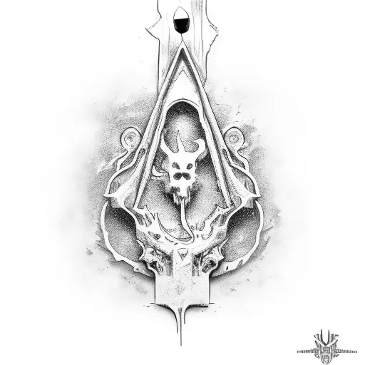open door tattoo design idea