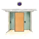 open door tattoo design idea