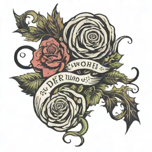 quote "Dear wormwood, the oh hellos" tattoo design idea