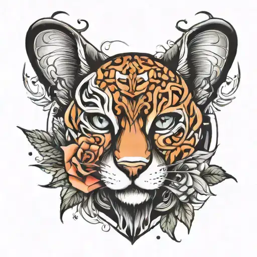 shady magic tattoo design idea