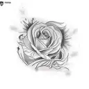 punda curacao with ydk outline in front tattoo design idea