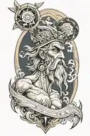 zues poseidon hades tattoo design idea