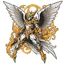 angemon tattoo design idea