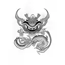 mushu tattoo design idea