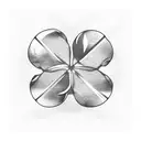 4 leaf clover tattoo design idea