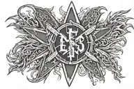 ems star of life  tattoo design idea