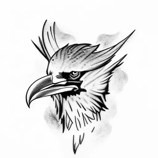 full sleeve tattoo of Ravens bringing scraps of food to Elijah as he hides near a river in a mountainous wilderness tattoo design idea