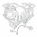 studio Ghibli tattoo design idea