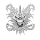 naruto chain mail armor tattoo design idea