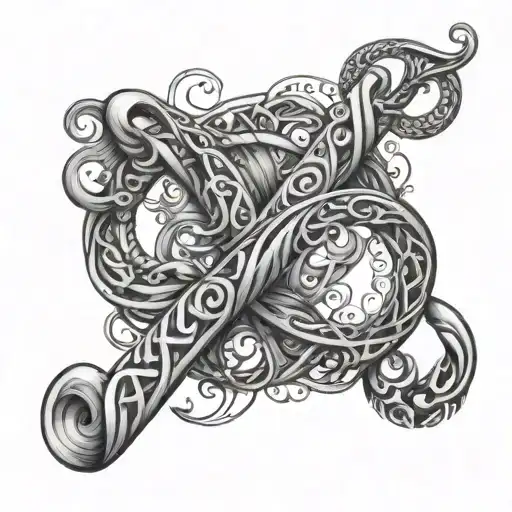 name sully with infinity symbol incorporated tattoo design idea