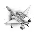 aviation tattoo design idea