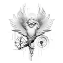 aviation tattoo design idea