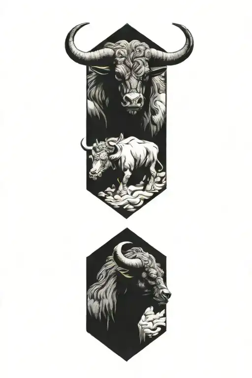 Minotaur tattoo design idea