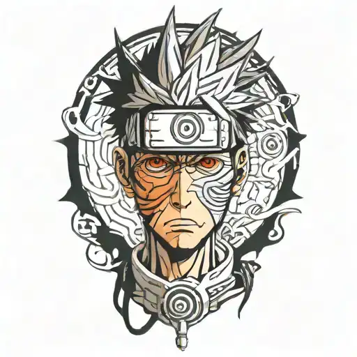 Obito Uchiha tattoo design idea