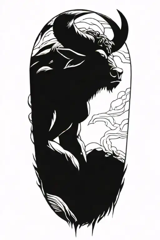 Minotaur tattoo design idea