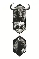 Minotaur tattoo design idea