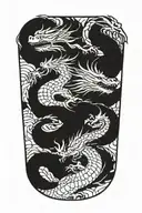 dragon tattoo design idea
