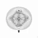 tree of life with interwoven Borromean rings  tattoo design idea