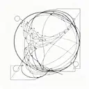 so ahead of the curve the curve became a sphere tattoo design idea