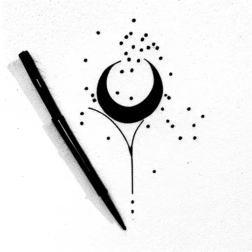 november birth tattoo design idea